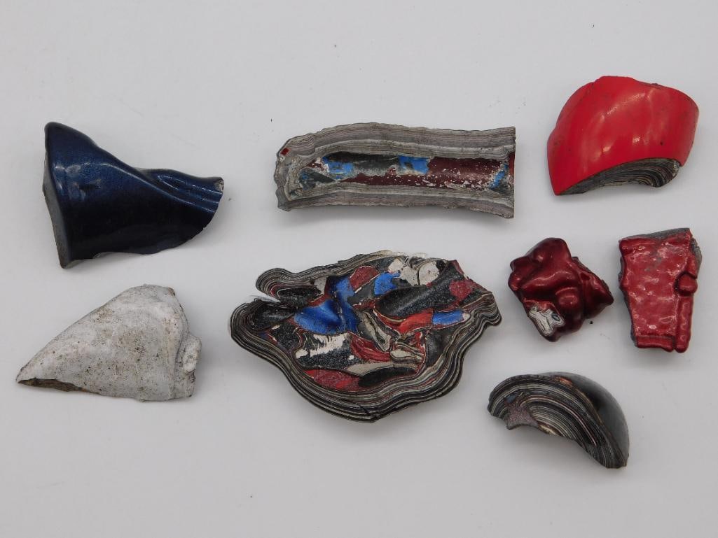 FORDITE MOTOR CITY AGATE ROCK STONE LAPIDARY SPECIMEN: FORDITE MOTOR CITY AGATE ROCK STONE LAPIDARY SPECIMEN