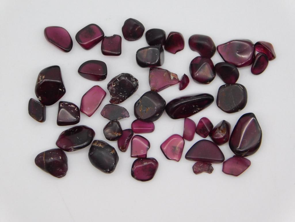 GARNET ROCK STONE LAPIDARY SPECIMEN: GARNET ROCK STONE LAPIDARY SPECIMEN