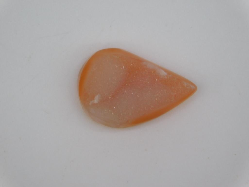 DRUZY QUARTZ CABOCHON ROCK STONE LAPIDARY SPECIMEN: DRUZY QUARTZ CABOCHON ROCK STONE LAPIDARY SPECIMEN