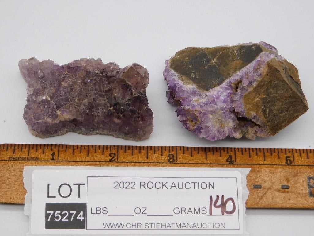 AMETHYST ROCK STONE LAPIDARY SPECIMEN - 2
