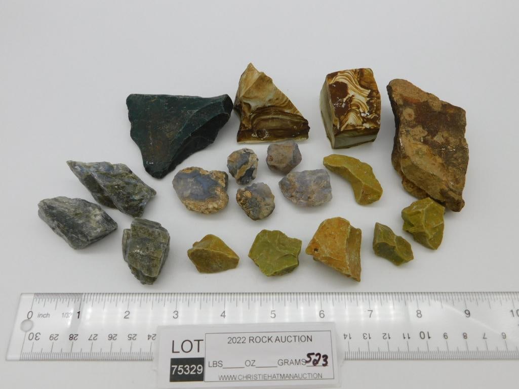 MIXED ROCK STONE LAPIDARY SPECIMEN - 2