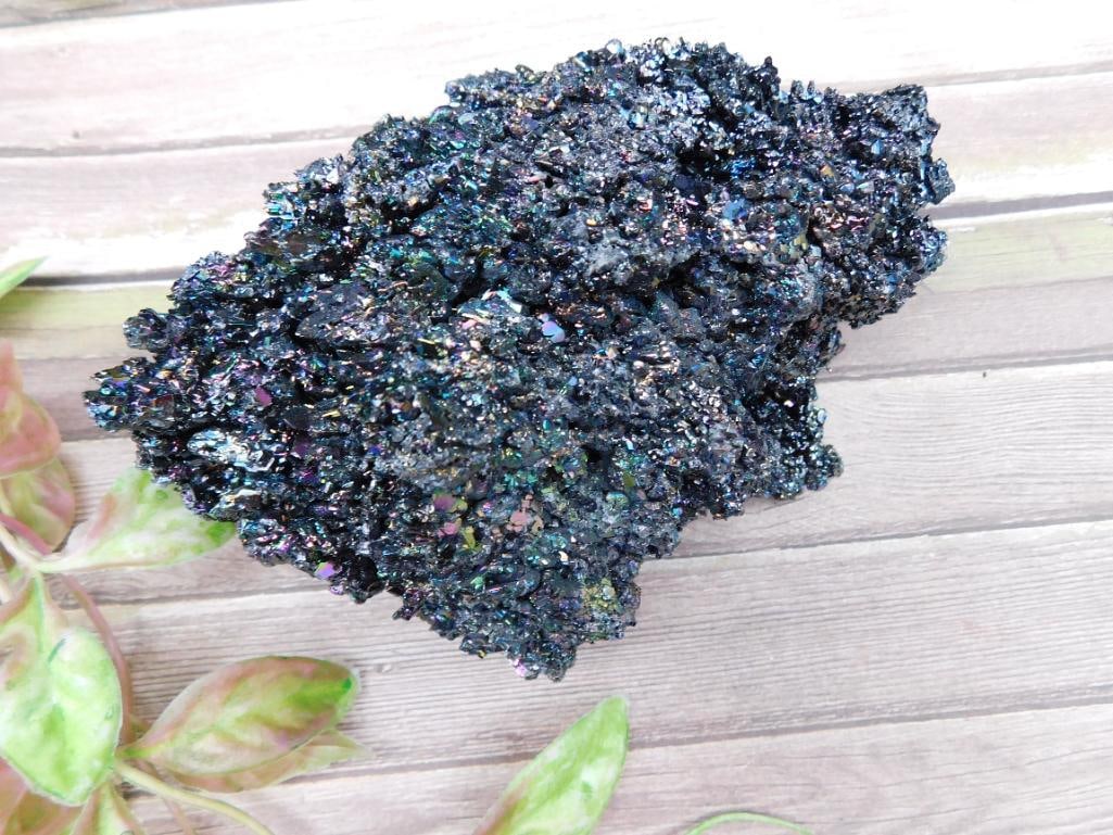 Iridescent Specimen of Chalcopyrite Crystal Formation: Iridescent Specimen of Chalcopyrite Crystal Formation