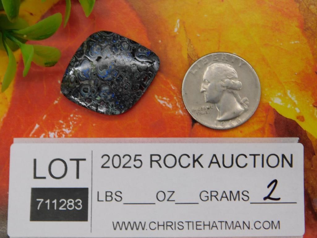 Fordite Motor City Agate with Multicolored Swirl Patterns - 2