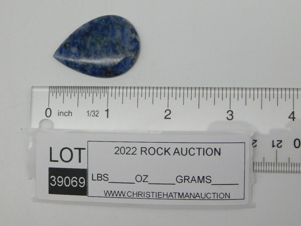 SODALITE CABOCHON ROCK STONE LAPIDARY SPECIMEN: SODALITE CABOCHON ROCK STONE LAPIDARY SPECIMEN