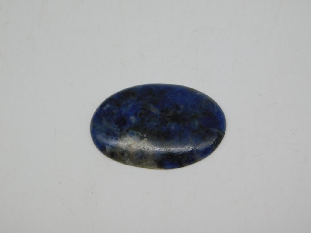 SODALITE CABOCHON ROCK STONE LAPIDARY SPECIMEN: SODALITE CABOCHON ROCK STONE LAPIDARY SPECIMEN