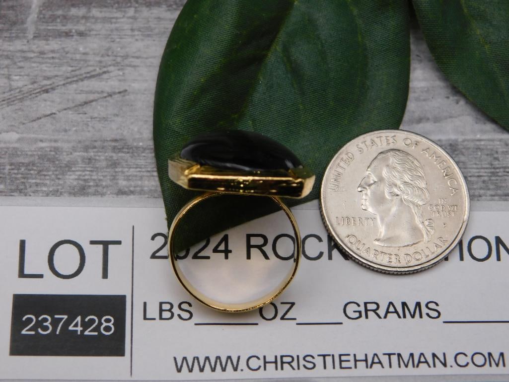 RING ROCK STONE LAPIDARY SPECIMEN - 2