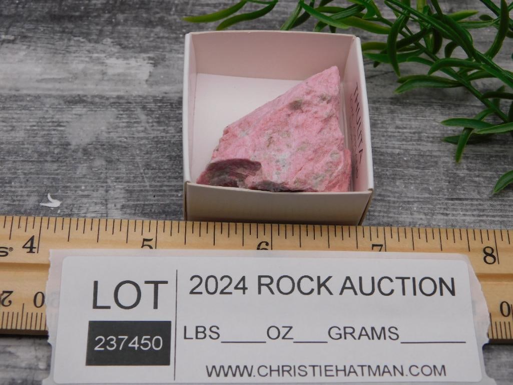 THULITE ROCK STONE LAPIDARY SPECIMEN - 2
