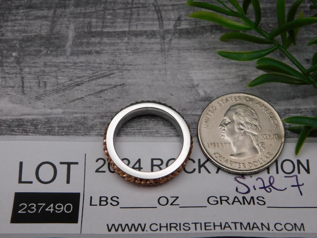 RING ROCK STONE LAPIDARY SPECIMEN - 2