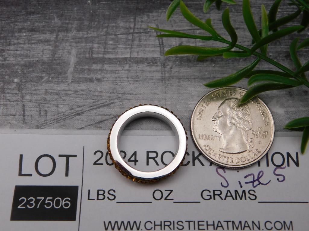 RING ROCK STONE LAPIDARY SPECIMEN - 2