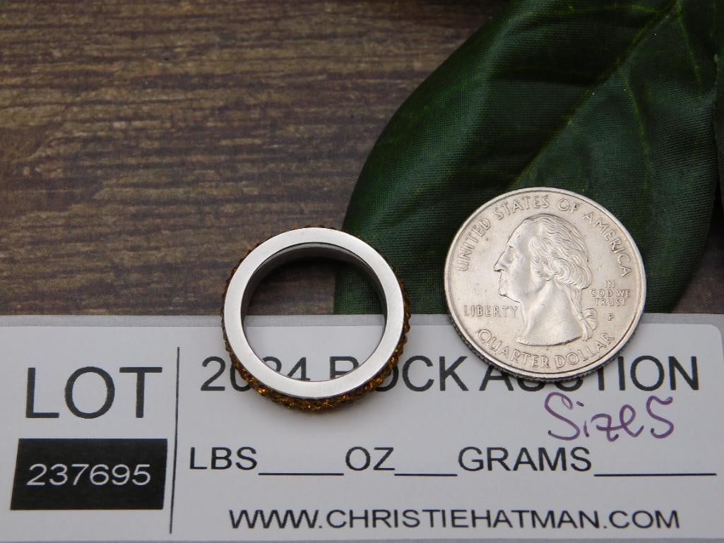 RING ROCK STONE LAPIDARY SPECIMEN - 2