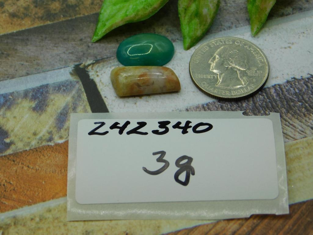 CABOCHONS ROCK STONE LAPIDARY SPECIMEN - 2