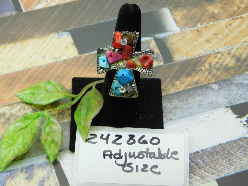 RING ROCK STONE LAPIDARY SPECIMEN - 2