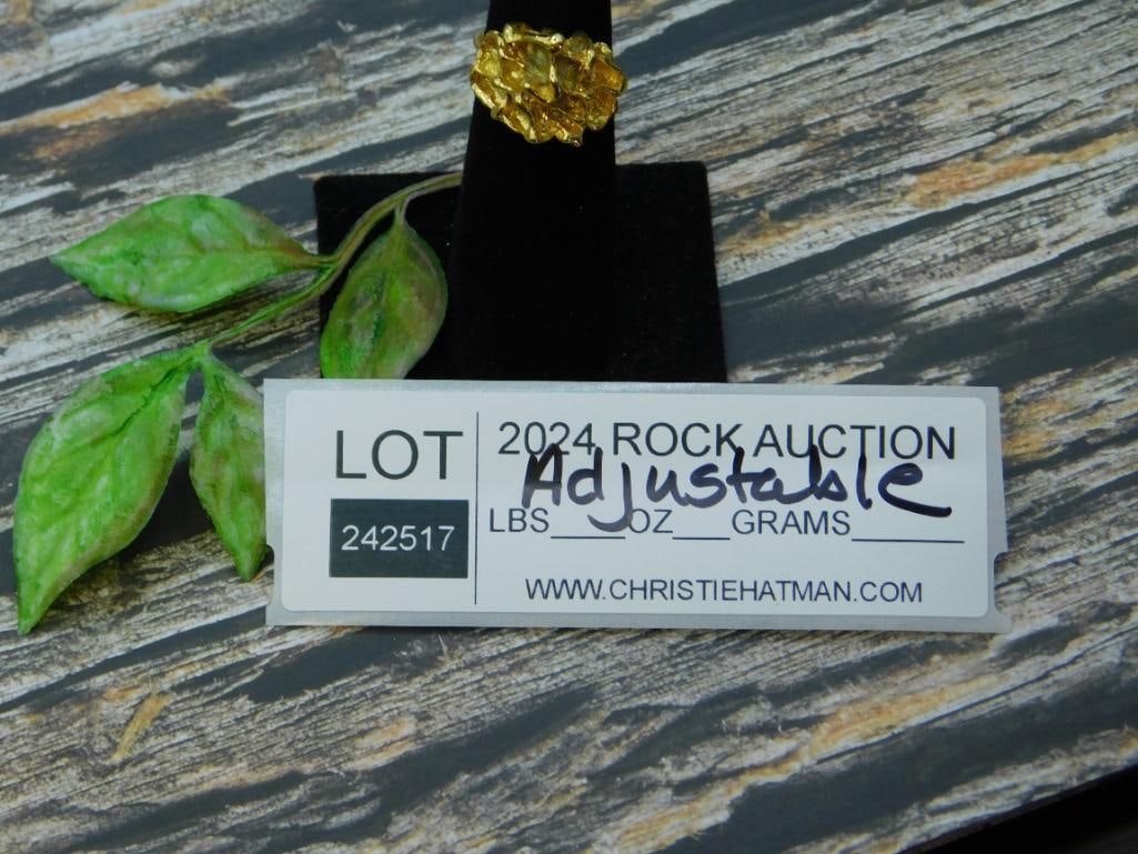 RING ROCK STONE LAPIDARY SPECIMEN - 2