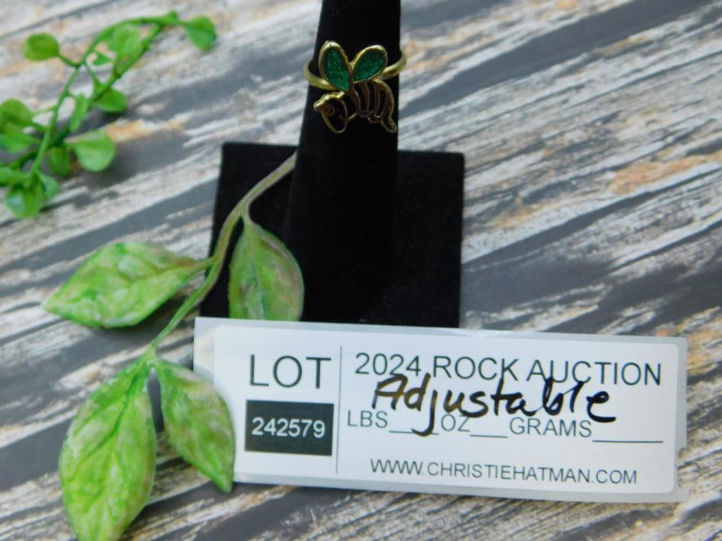 RING ROCK STONE LAPIDARY SPECIMEN - 2