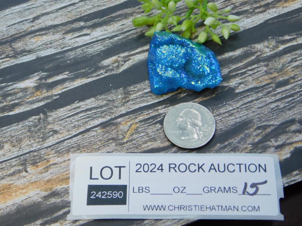 ALIEN EGG GEODE ROCK STONE LAPIDARY SPECIMEN - 2