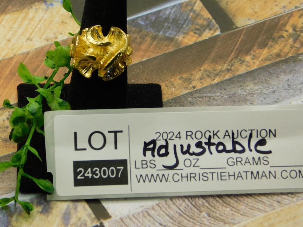 RING ROCK STONE LAPIDARY SPECIMEN - 2