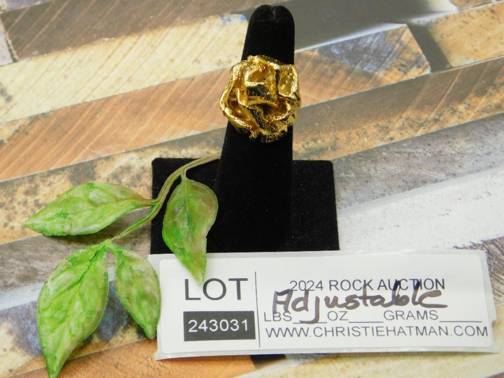 RING ROCK STONE LAPIDARY SPECIMEN - 2