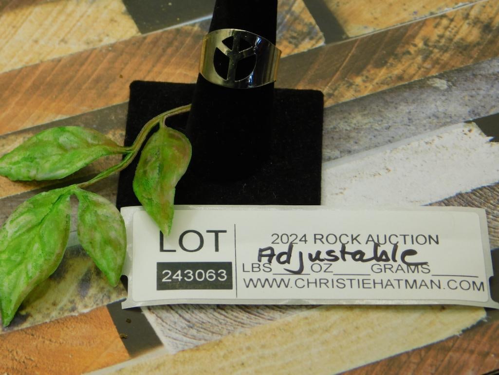 RING ROCK STONE LAPIDARY SPECIMEN - 2