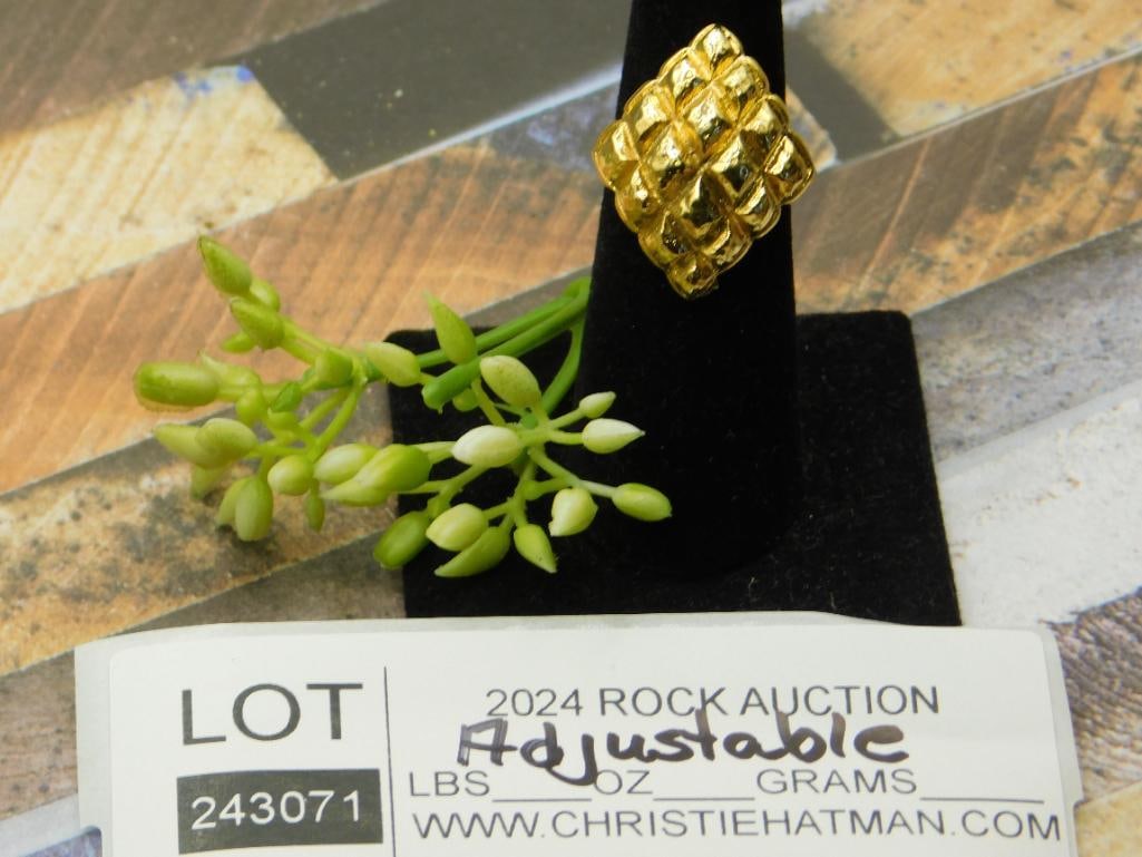 RING ROCK STONE LAPIDARY SPECIMEN - 2