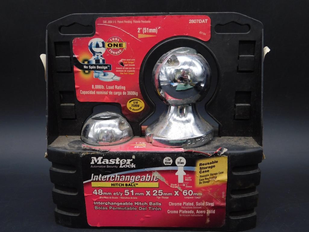 MASTER LOCK INTERCHANGEABLE HITCH BALL (1 of 3)