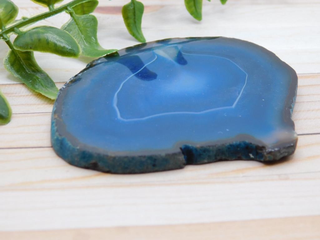 AGATE SLICE ROCK STONE LAPIDARY SPECIMEN - 2