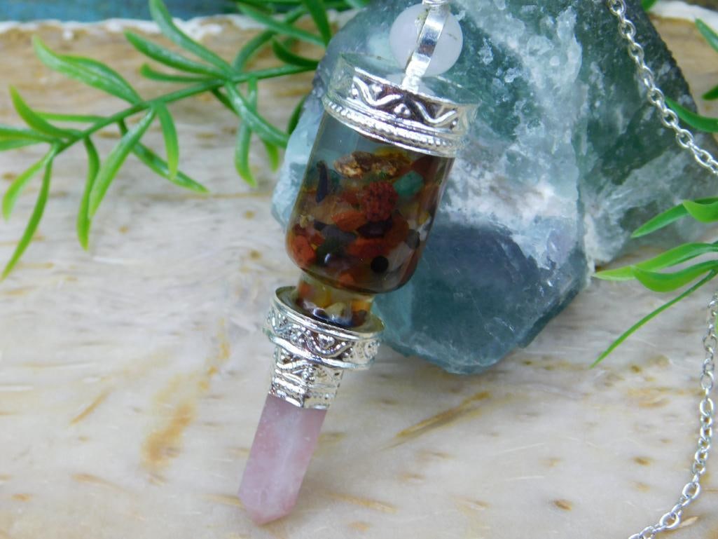 MIXED STONE PENDULUM ROCK STONE LAPIDARY SPECIMEN - 2