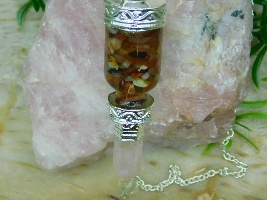 MIXED STONE PENDULUM ROCK STONE LAPIDARY SPECIMEN - 2