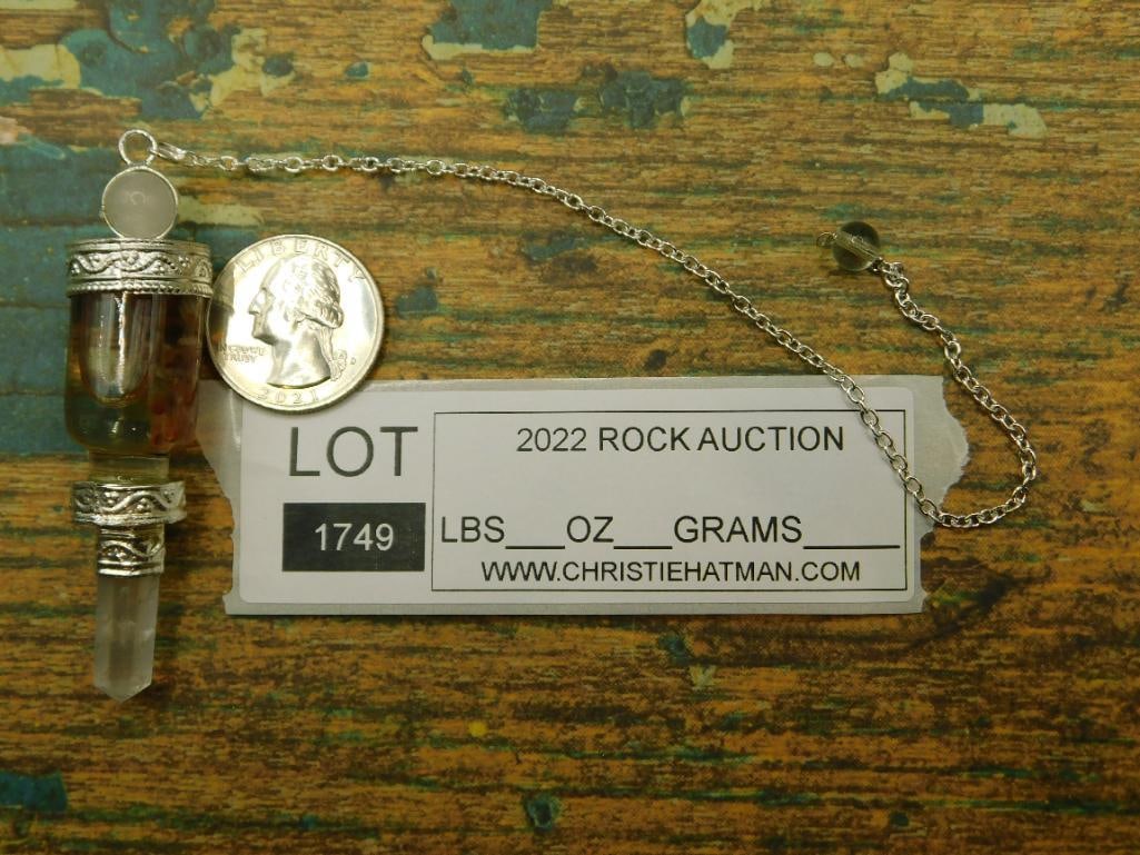 MIXED STONE PENDULUM ROCK STONE LAPIDARY SPECIMEN - 3