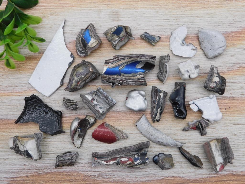 FORDITE MOTOR CITY AGATE ROCK STONE LAPIDARY SPECIMEN: FORDITE MOTOR CITY AGATE ROCK STONE LAPIDARY SPECIMEN