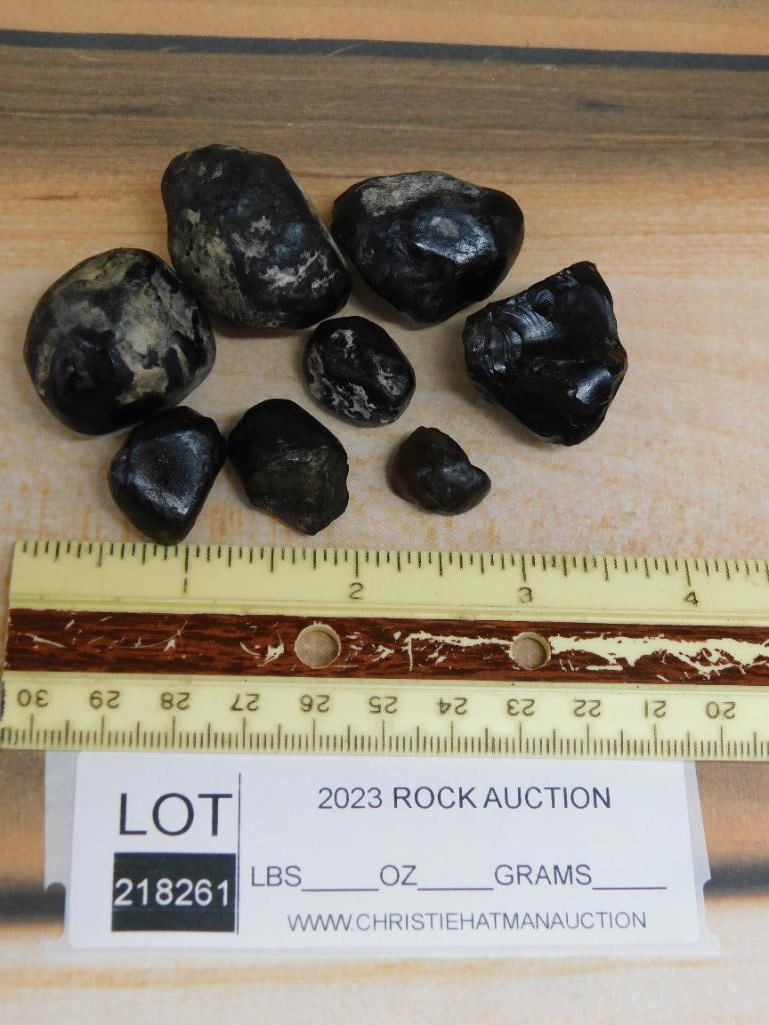 APACHE TEARS ROCK STONE LAPIDARY SPECIMEN - 2