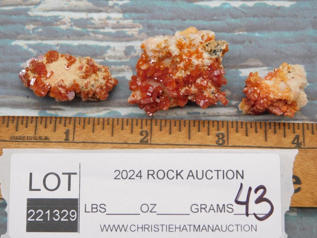 VANADINITE ROCK STONE LAPIDARY SPECIMEN - 2