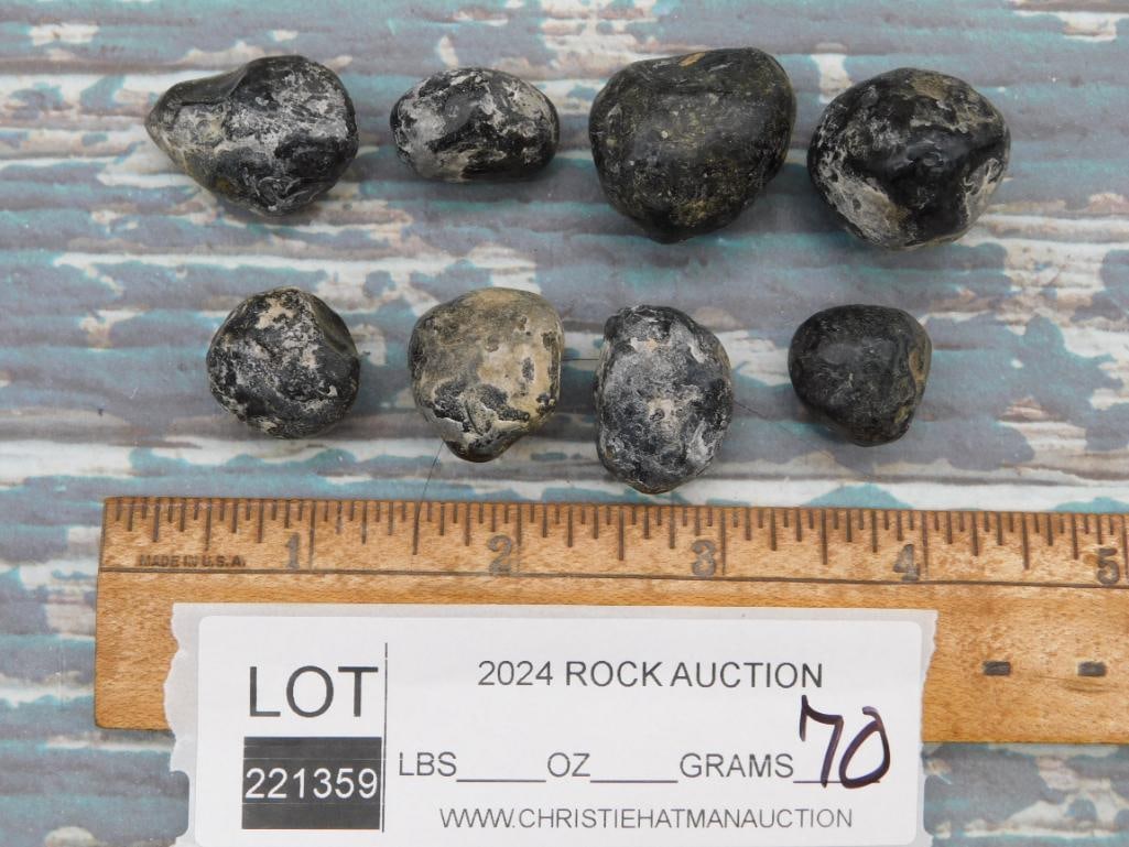 APACHE TEARS ROCK STONE LAPIDARY SPECIMEN - 2