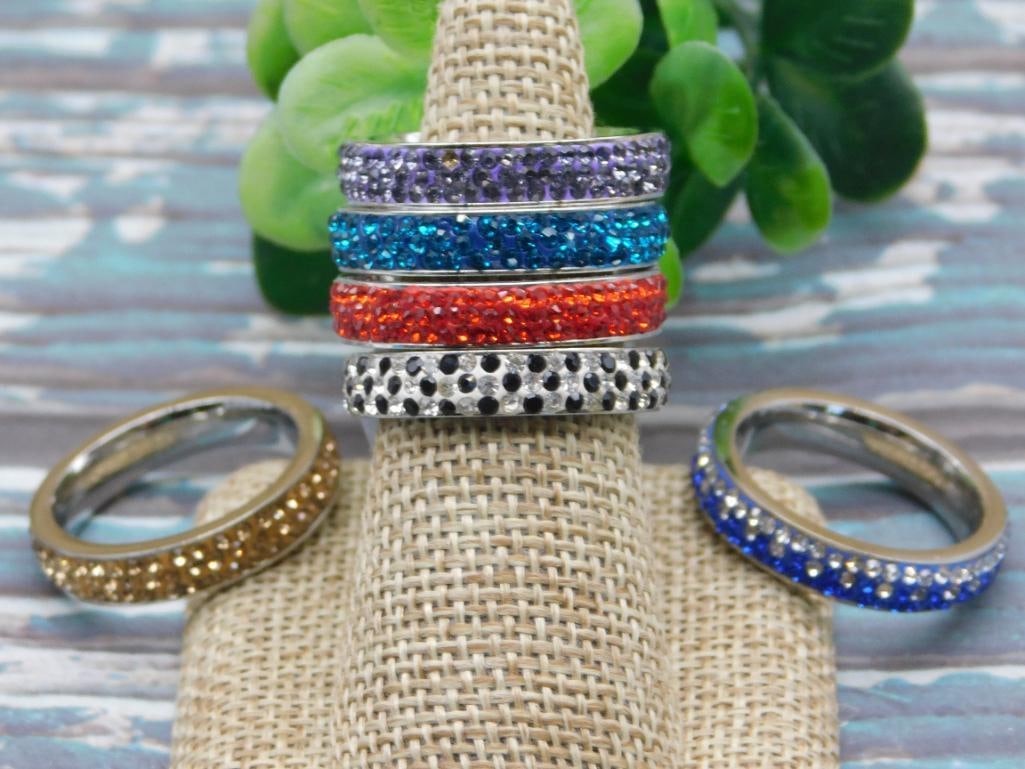 STONE RINGS ROCK STONE LAPIDARY SPECIMEN: STONE RINGS ROCK STONE LAPIDARY SPECIMEN