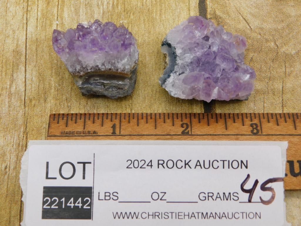 AMETHYST ROCK STONE LAPIDARY SPECIMEN - 2