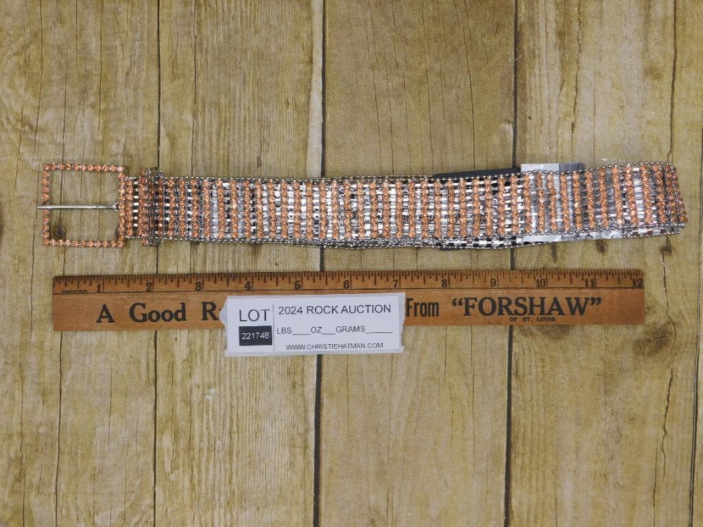 RHINESTONE BELT SIZE LARGE - 2