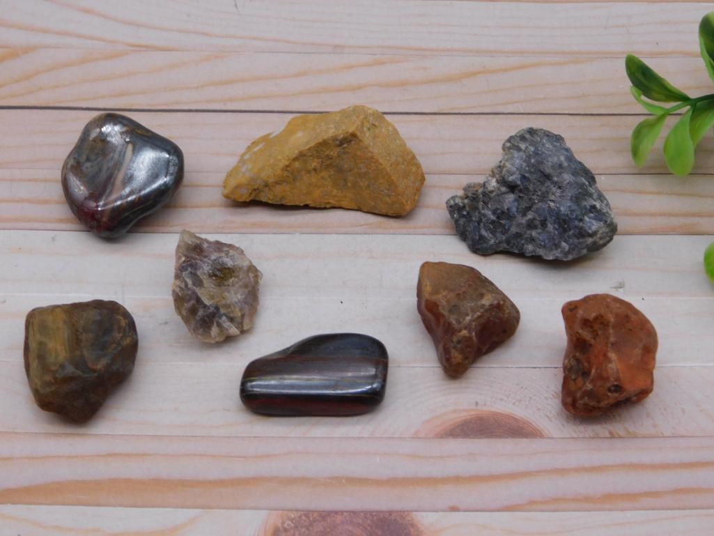 MIXED ROUGH LOT ROCK STONE LAPIDARY SPECIMEN (1 of 2)