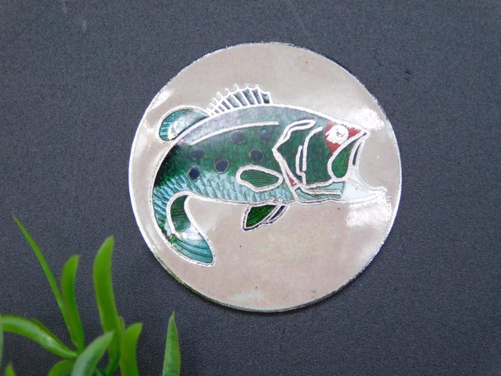 BASS CABOCHON MEDALLION (1 of 2)