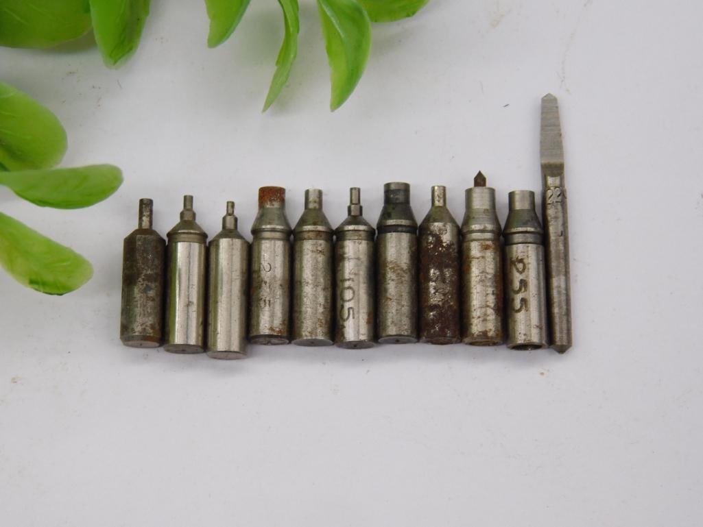 PUSHERS PUSH REAMERS SEITZ HOROLOGY WATCHMAKER WATCHMAKING TOOL: WATCHMAKING PUNCHES WATCHMAKER WATCHMAKING TOOLS VINTAGE ANTIQUE