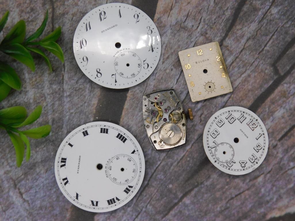 VINTAGE WATCH DIALS ANTIQUE HOROLOGY (1 of 2)