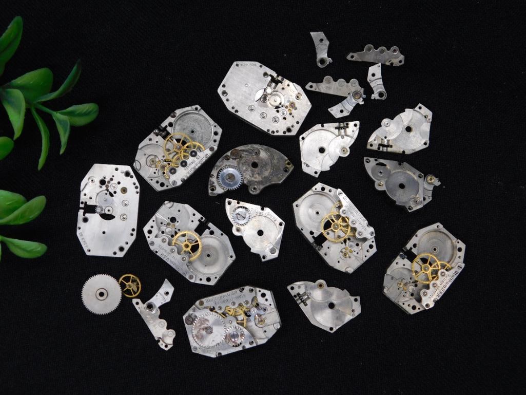 Vintage Watch Movements and Parts Assortment WATCHMAKER WATCHMAKING TOOLS: Vintage Watch Movements and Parts Assortment WATCHMAKER WATCHMAKING TOOLS