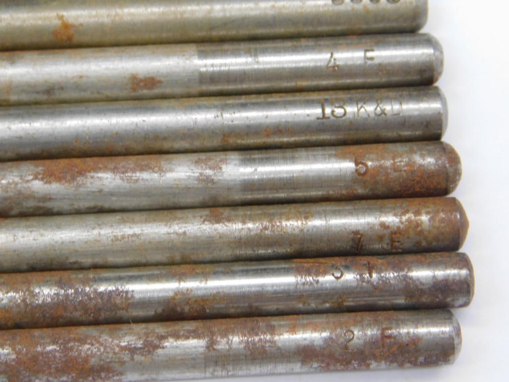 8 Rusted Metal Punch Tools Watchmaker Watchmaking Tools - 3