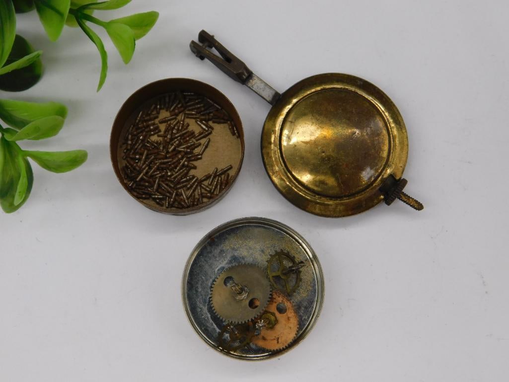 Vintage Brass Mechanical Device with Components WATCHMAKING WATCHMAKER TOOLS: Vintage Brass Mechanical Device with Components WATCHMAKING WATCHMAKER TOOLS
