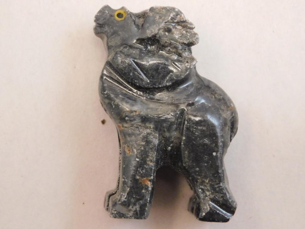 STONE ANIMAL ROCK STONE LAPIDARY SPECIMEN: STONE ANIMAL ROCK STONE LAPIDARY SPECIMEN