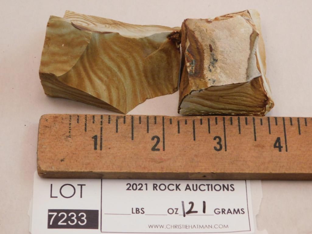 JASPER ROCK STONE LAPIDARY SPECIMEN - 2