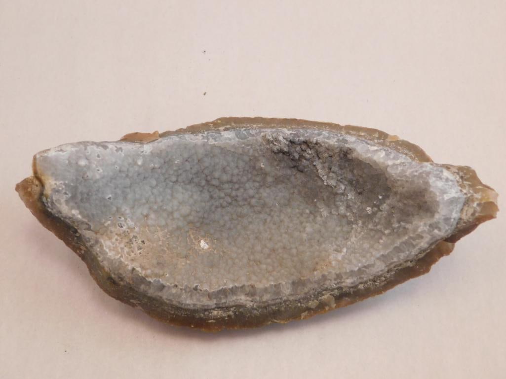 GEODE ROCK STONE LAPIDARY SPECIMEN (1 of 2)