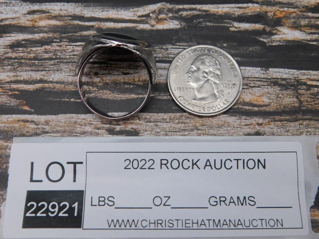 ABALONE RING ROCK STONE LAPIDARY SPECIMEN - 2