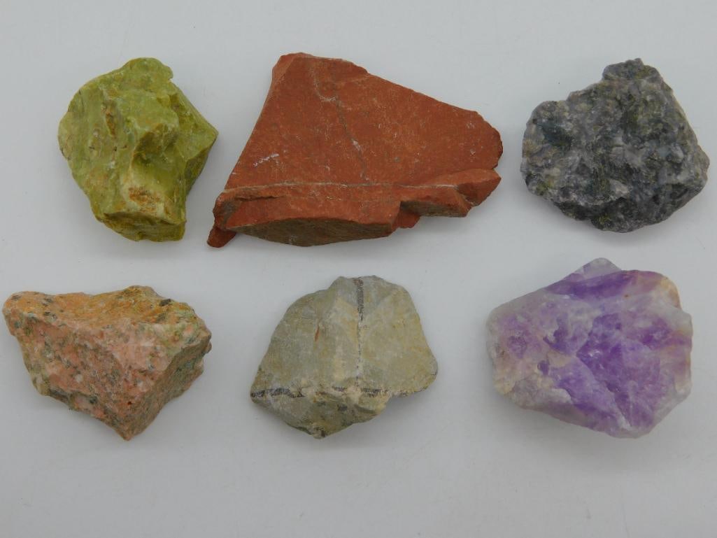 MIXED STONE LOT ROCK STONE LAPIDARY SPECIMEN (1 of 2)