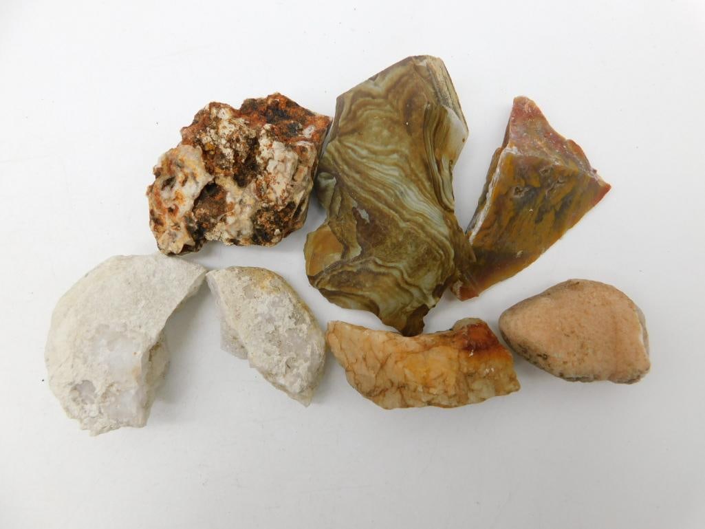 MIXED STONE LOT ROCK STONE LAPIDARY SPECIMEN (1 of 2)