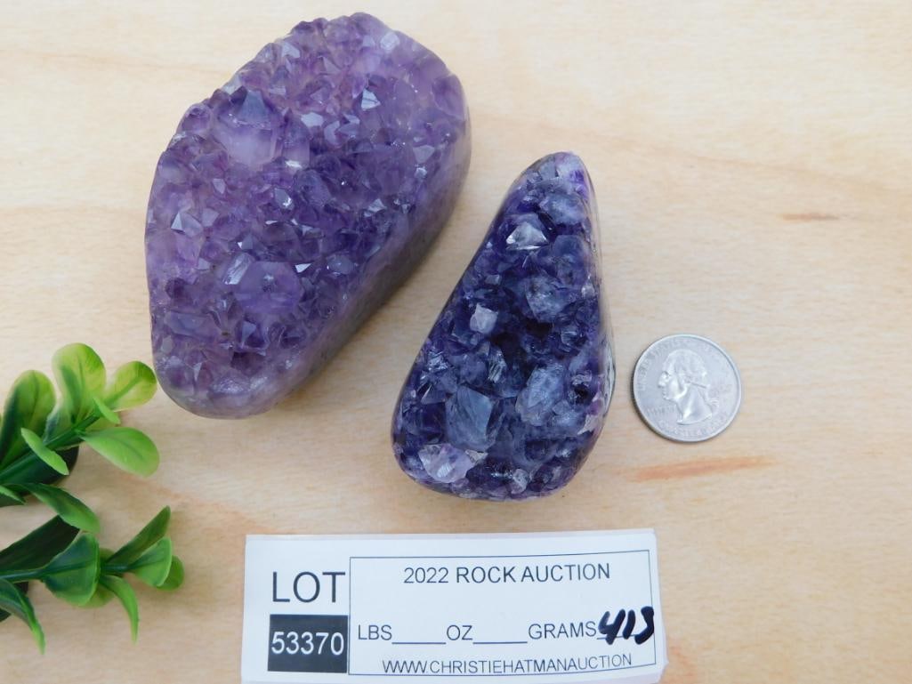 AMETHYST ROCK STONE LAPIDARY SPECIMEN - 2
