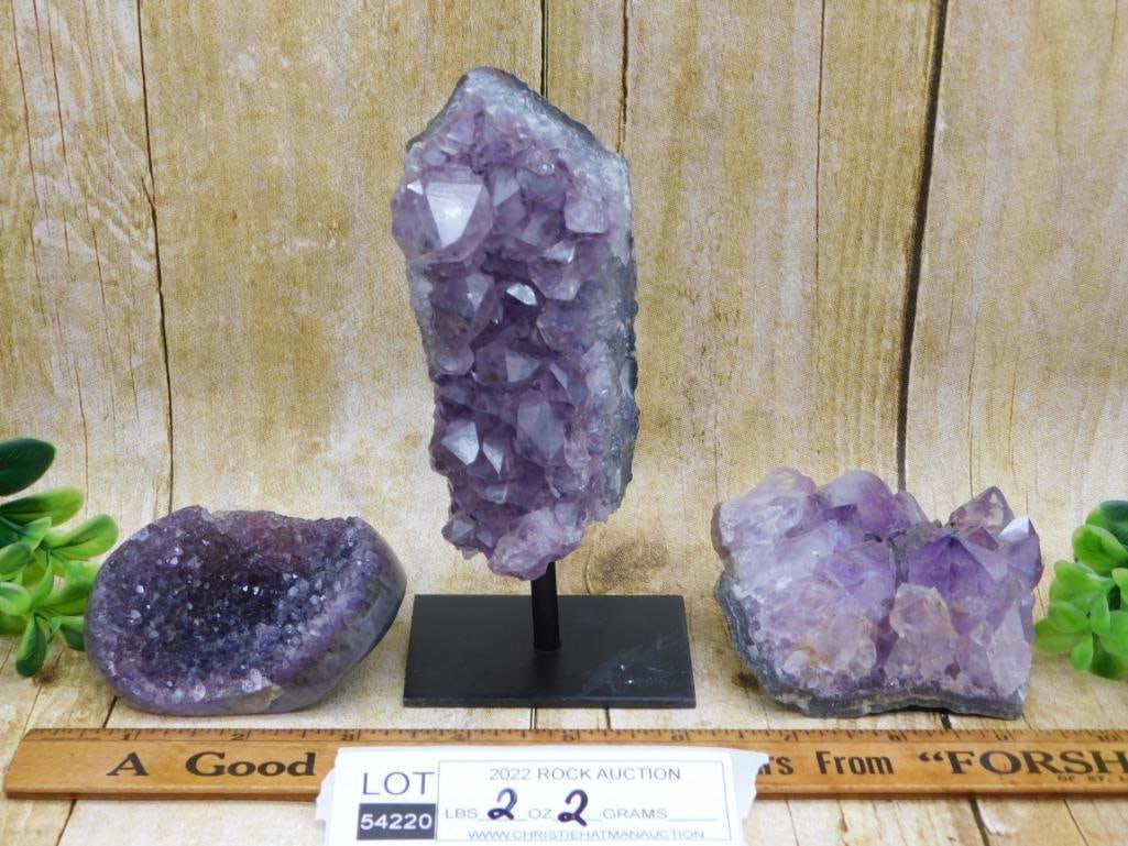 AMETHYST ROCK STONE LAPIDARY SPECIMEN - 2